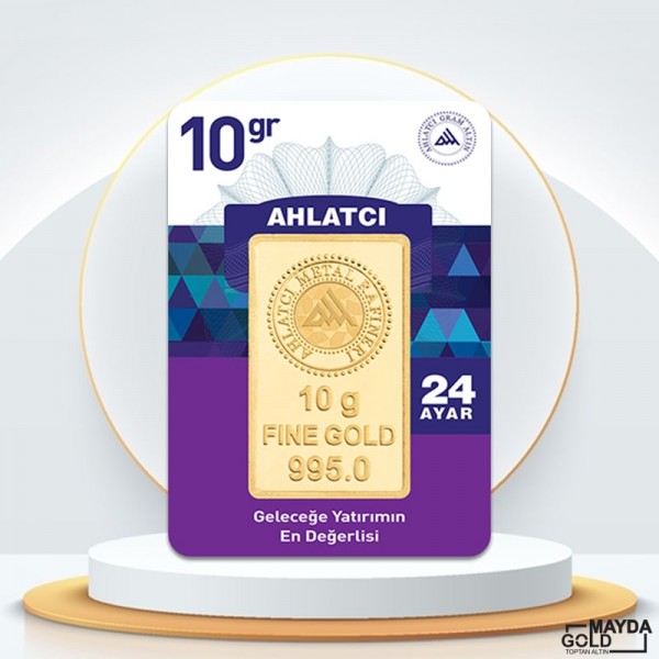 24 Ayar 10 Gram Külçe Altın