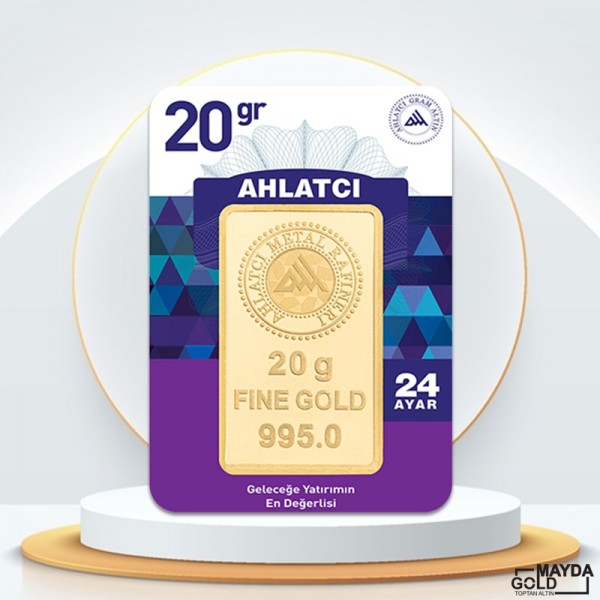 24 Ayar 20 Gram Külçe Altın