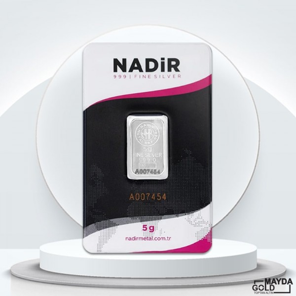 5 Gram Külçe Gümüş